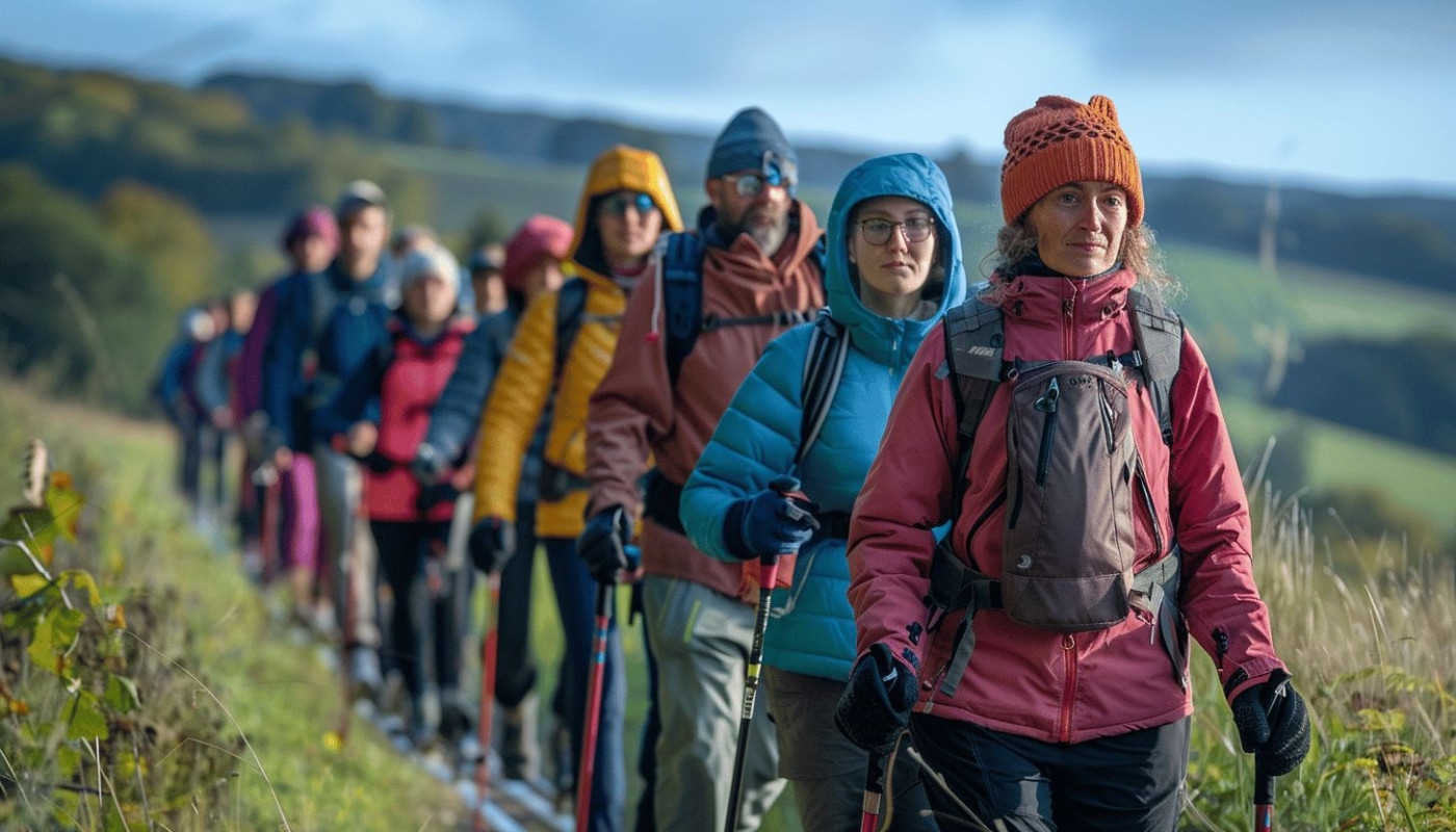 Marche nordique en France calendrier des événements pour débutants et expérimentés